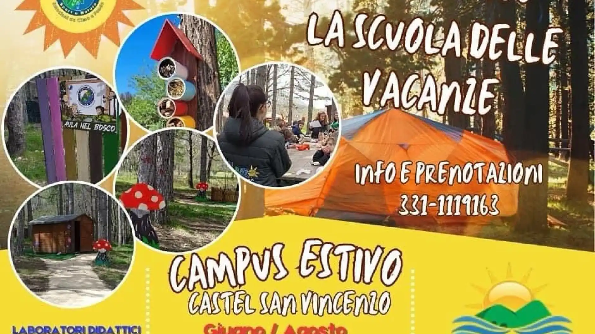 Castel Di Sangro: al via i Campus estivi a cura dell’Asd Natural…mente Trekking.